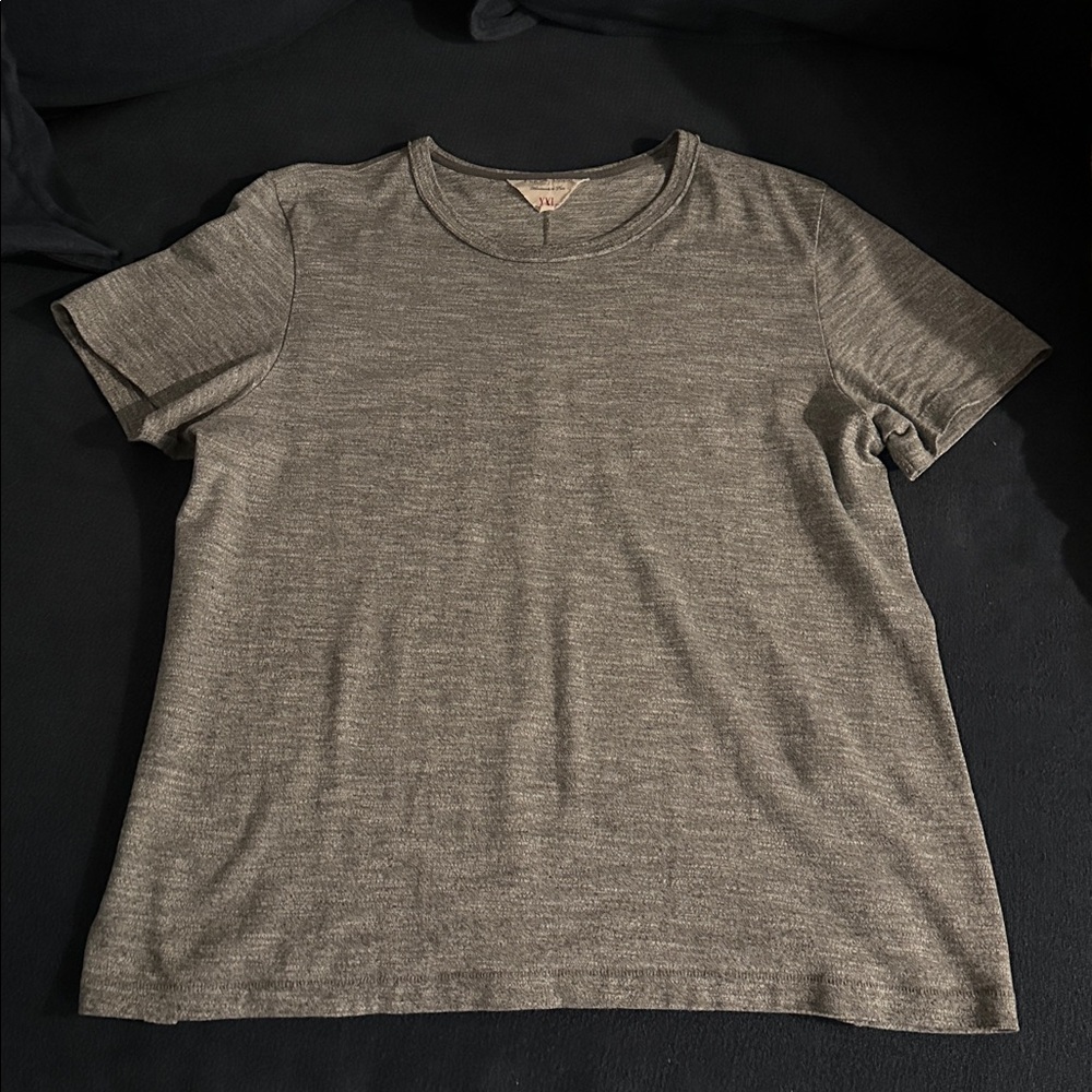 Rag & Bone Heather Gray Knit Top XXL